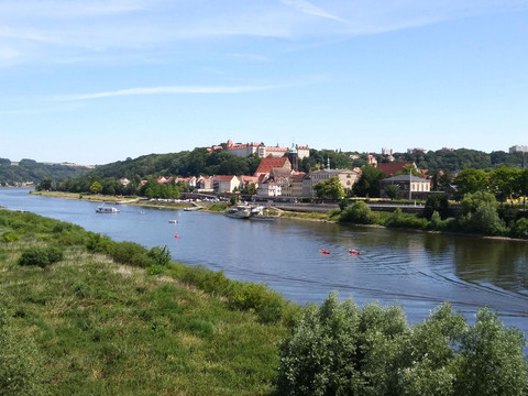 Blick zur Altstadt Pirna