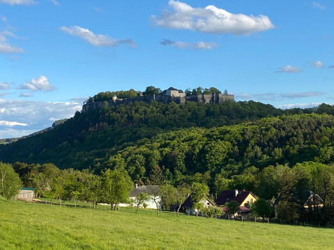 Blick zur Festung Königstein