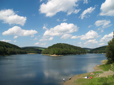 Aggertalsperre Sommer