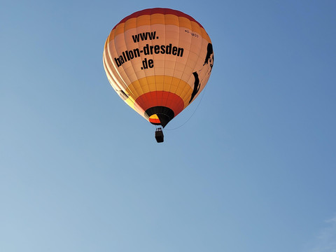 Ballonflug über die Sächische Schweiz- hautnah