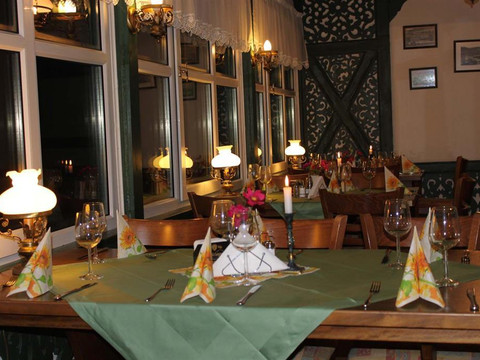 Abendstimmung im Restaurant