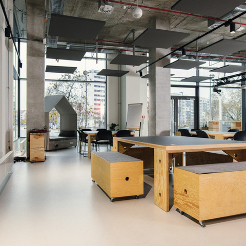 Workshop and event space Workshop and event space at Impact Hub Dresden - Gallery