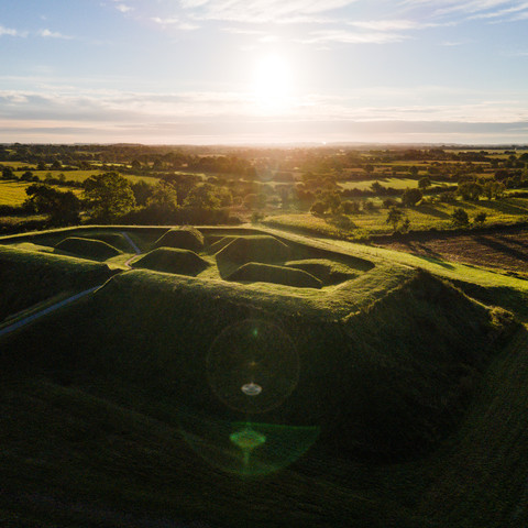 Luftaufnahme Danewerk