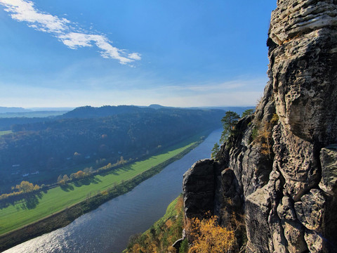 Aussicht von der Basteibrücke