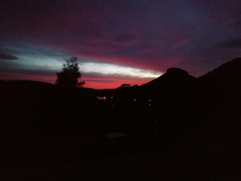 Nächtlicher Blick auf Königstein