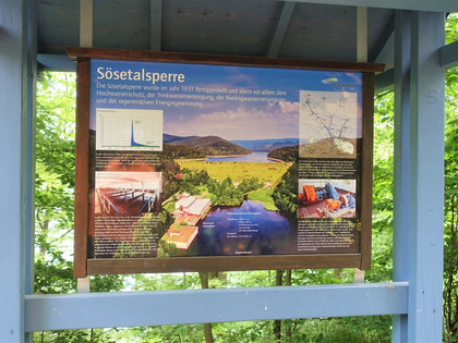Informationstafel Sösetalsperre