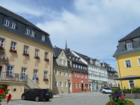 Neumarkt Blick zur Pension