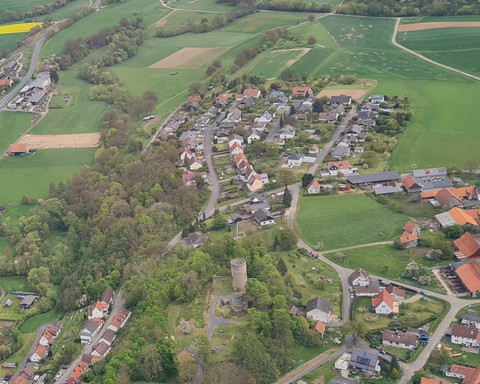 Burg Jesberg Luftaufnahme
