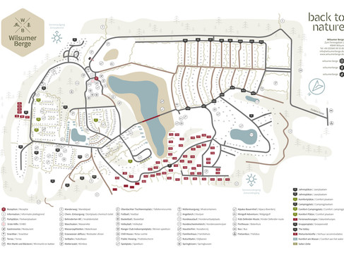 Lageplan Wilsumer Berge