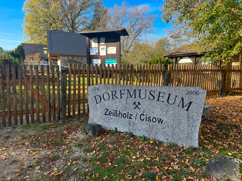 Eingang Dorfmuseum Zeißholz