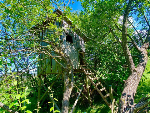 Baumhaus auf dem Abenteuerspielplatz