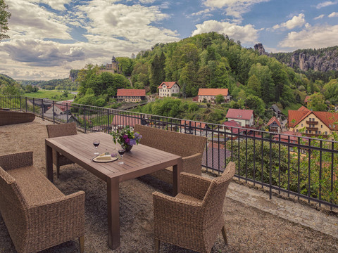 Genießen Sie den einzigartigen Panoramablick.