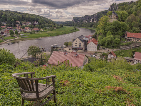 Aussichtspunkt auf dem Anwesen Villa Richter