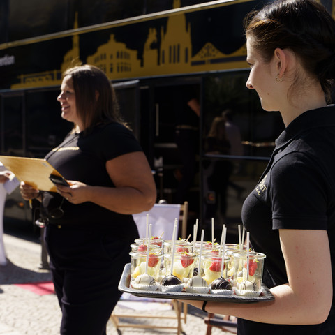 Dresden Convention on Tour Dresden Convention on Tour: EmpfangssnacksDresden Convention on Tour: Reception snacks
