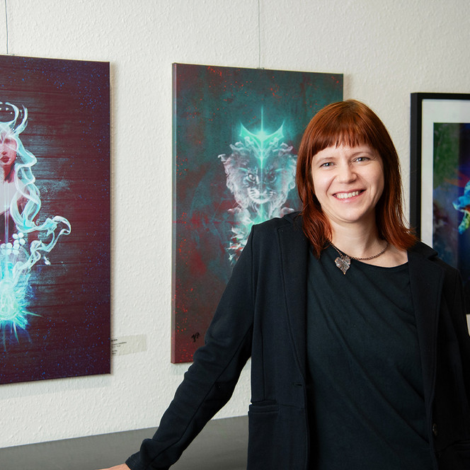 Galerie Kunst liebt Mut mit Galeristin Susanne Höhne