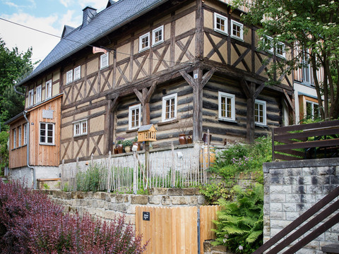 Das Umgebindehaus- Gebäudeansicht