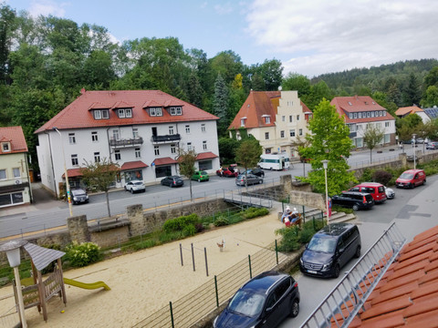 Blick aus der Ferienwohnung