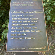 Kunststele Ferdinand Avenarius