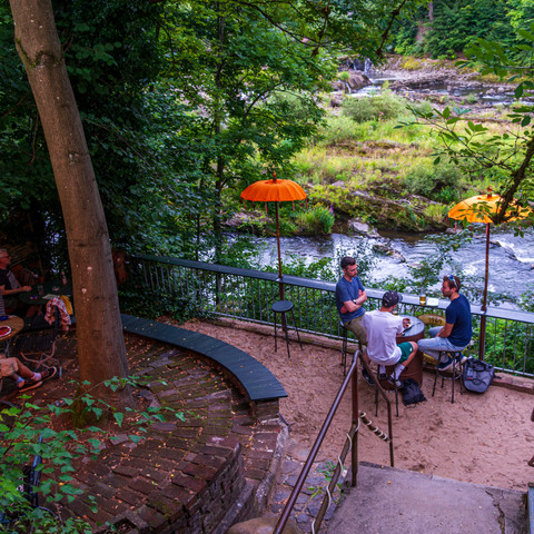 Elmores Blick auf Siegwasserfall