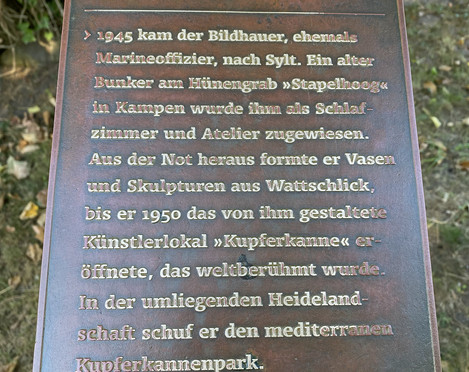 Kunststele Günter Rieck