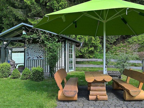 Pavillon und Sitzecke