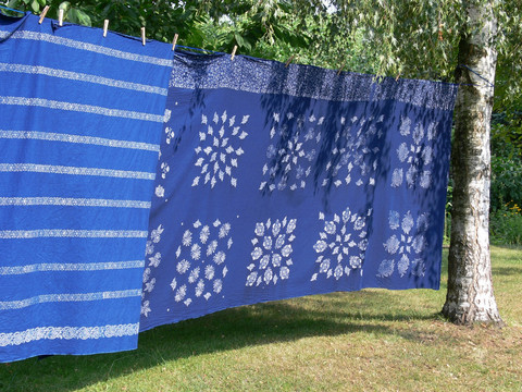 Trocknung nach der Färbung