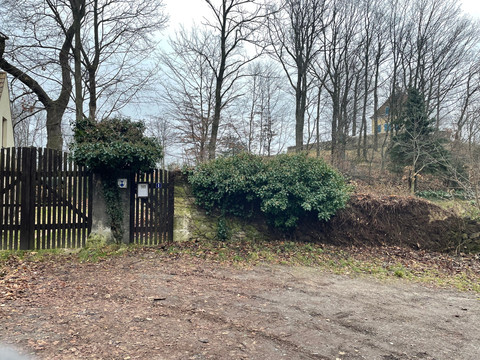 Blick auf Minckwitzsches Weinberghaus