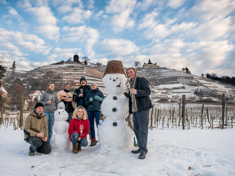Winter auf dem Weingut Aust