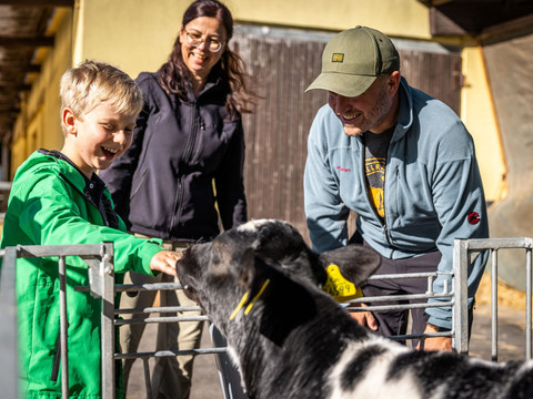Familie in der KRABAT-Milchwelt Kotten