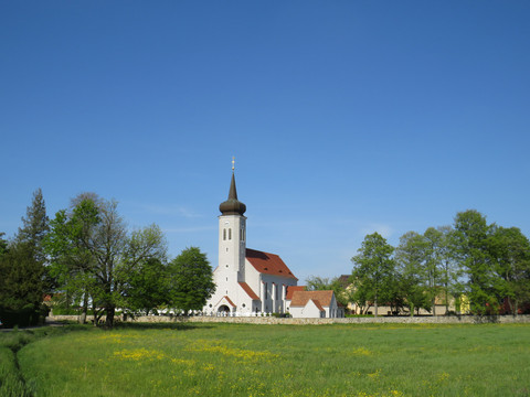 Blick aus Richtung Lasker Auenwald