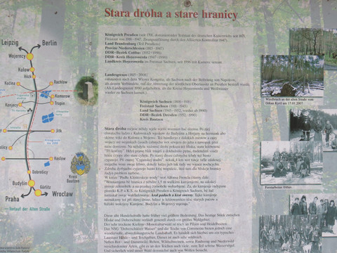 Übersichtstafel der Alten Handelsstraße