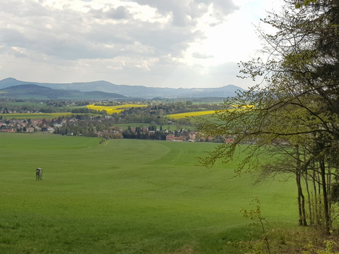 Blick vom Kottmar nach Eibau