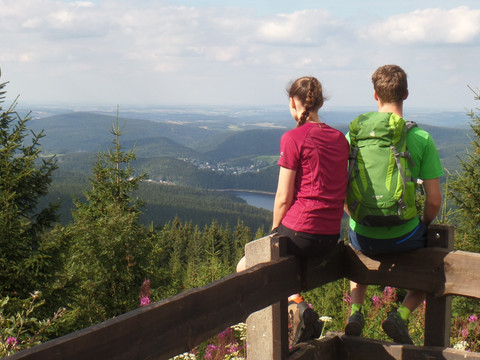 Vom Gipfel des Auersberges