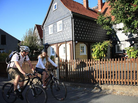 Umgebindehäuser bei Obercunnersdorf.