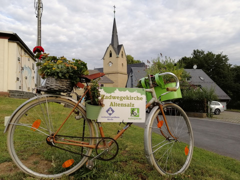Altensalz ist seit 2019 eine Radwegekirche