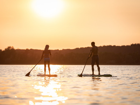 Mit dem SUP auf dem Stausee Bautzen