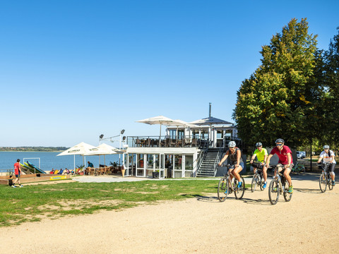 Radweg am Stausee Bautzen