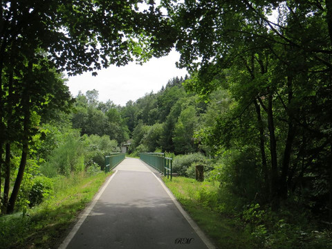 Mulderadweg zwischen Eibenstock und Aue