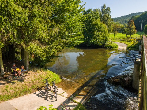 Weiße Elster Nähe Bretmühle im Thüringer Vogtland