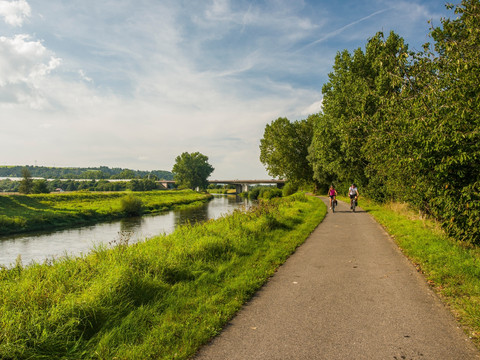 Elsterradweg zwischen Gera und Bad Köstritz