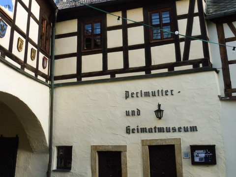 Museumseingang in Adorf