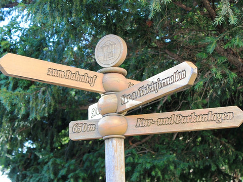 Wegweiser in Bad Lausick