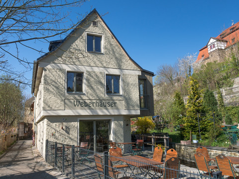 Weberhäuser im Frühling