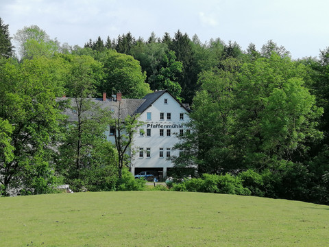 Blick auf die Pfaffenmühle bei Plauen
