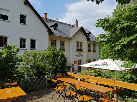 Biergarten in der Pfaffenmühle