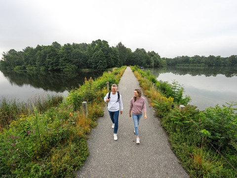 Wanderbrücke am Großteich