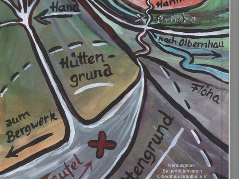 Grafik aus dem Buch von Hannes Schaller "Der Hüttenmatths"