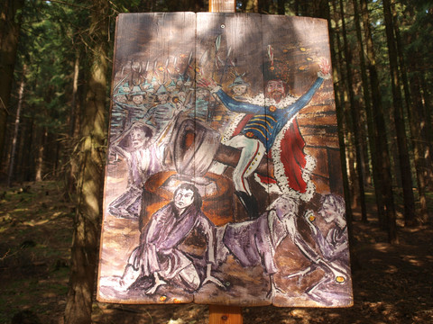 Dielendruckgemälde "Zarenritt" (Hannes Schaller / Sven Körner)