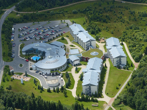 Gesundheitszentrum Raupennest von oben