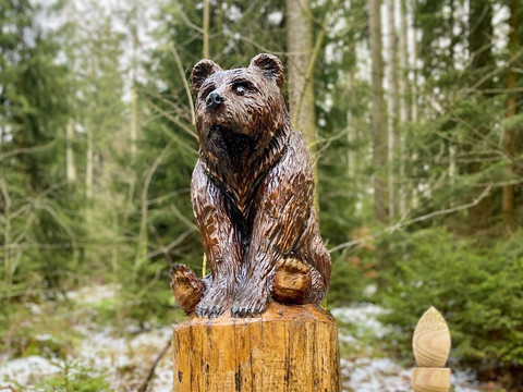 BLOCKLINE - Motivmeilenstein Bär